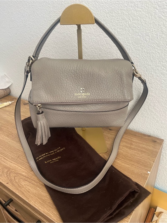 kate spade Handbags - Kate Spade New York Cobby Hill Convertible Crossbody in Gray Beige with Dust Bag